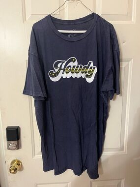 Howdy Graphic Short Sleeve Tee - Navy